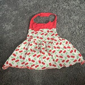 NWOT cute cherry designed dog dress